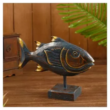 Сувенир на подставке "Рыба" дерево 30х10х22 см