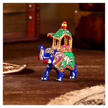 Сувенир "Необычный слон" алюминий 11,5х4,5х9 см