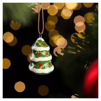 Сувенир "Новогодняя елка", ярославская майолика