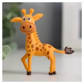 Сувенир пластик "Жираф" 6,3х5х1,2 см