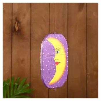 Сувенир подвесной "Месяц" дерево 12х13х15 см