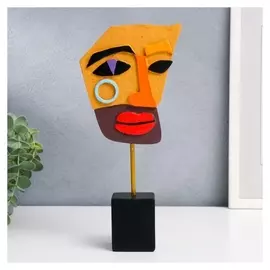 Сувенир полистоун "Абстракция. портрет мужчины" 25х5х12 см