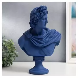 Сувенир полистоун "Апполон" индиго 35х23 см