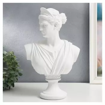 Сувенир полистоун "Артемида" белая 35х23 см