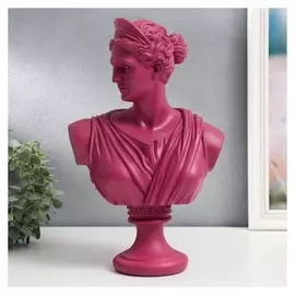 Сувенир полистоун "Артемида" фуксия 35х23 см