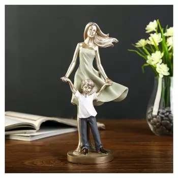 Сувенир полистоун "Мать и сын" 24х11х7 см