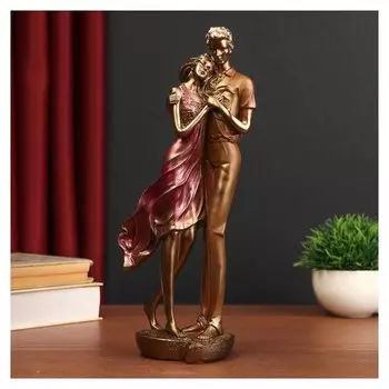 Сувенир полистоун "Объятия влюблённых" 32,5х11,5х8,5 см