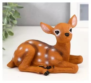 Сувенир полистоун "Оленёнок" 11х16,5х7,7 см