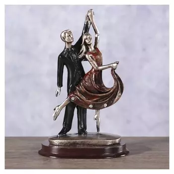 Сувенир полистоун "Пируэт. танцующая пара" 14х9х6,4 см