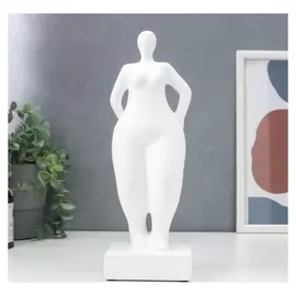 Сувенир полистоун "Шикарная пышечка - уверенность" белая 30,5х9,5х11 см