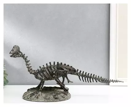 Сувенир полистоун "Скелет орнитопода" 18,7х44х16 см