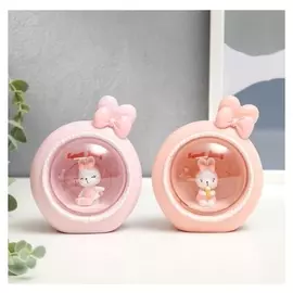 Сувенир полистоун свет "Нараядная зайка" 12х10х5 см