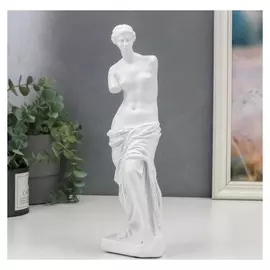 Сувенир полистоун "Венера" белая 28х7,5х8 см