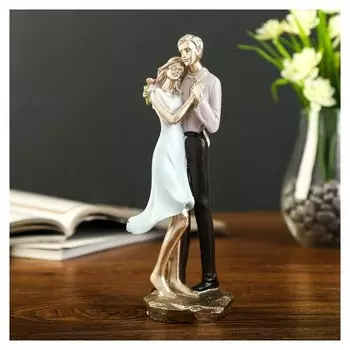 Сувенир полистоун "Влюблённые" 20х8х6,5 см