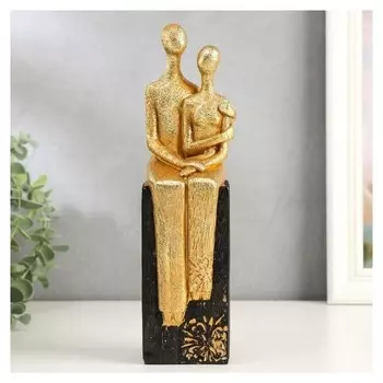 Сувенир полистоун "Влюблённые на скале - близость" 26х6,7х6,3 см