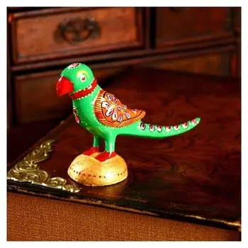 Сувенир "Попугай"алюминий 7,5х3х5 см