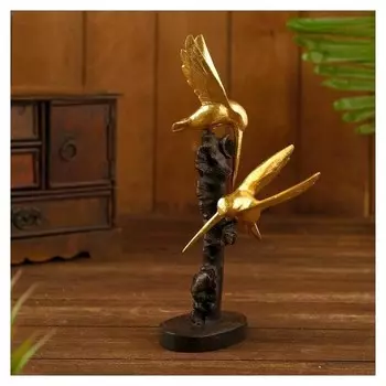 Сувенир "Птицы на дереве" дерево 13х9х25 см