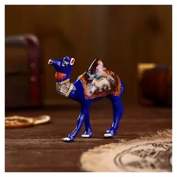 Сувенир "Расписной верблюд" алюминий 10х3,5х10 см