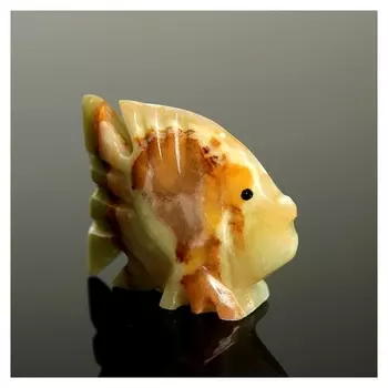 Сувенир «Рыба», 6,3 см, оникс