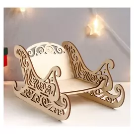 Сувенир "Сани" 31,5х15,5х16 см (Набор 5 деталей)