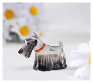 Сувенир "Скотч-терьер", гжель