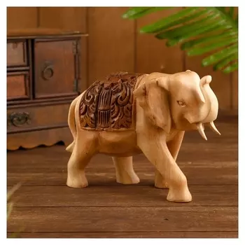 Сувенир "Слон" дерево 22х10х15 см