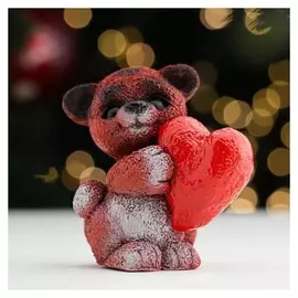 Сувенир "Тигр амур", полистоун, 5х5х7 см