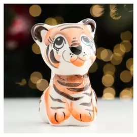 Сувенир "Тигр амур", разноцветный, 8,8 см