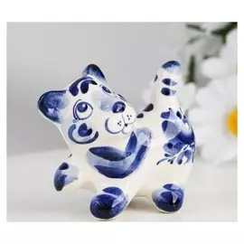 Сувенир "Тигр гоша", гжель