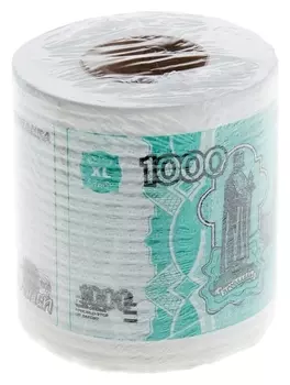 Сувенир туалетная бумага "1000 рублей"
