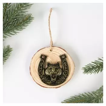 Сувенирная подкова на спиле "Денежной удачи" 8,5 х 1,4 см