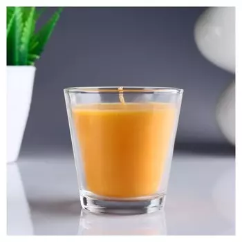 Свеча ароматизированная в стакане Апельсин