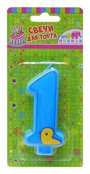 Свеча - цифра 1