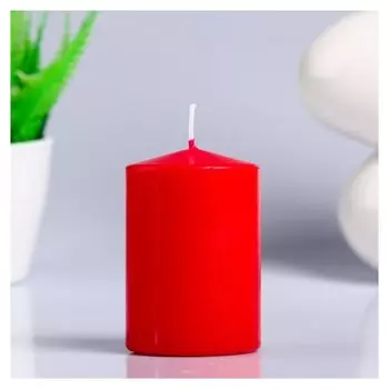 Свеча-цилиндр ароматическая Цветущий сад 5,6х8 см