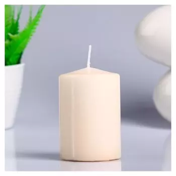 Свеча - цилиндр ароматическая "Капучино", 5,6х8 см