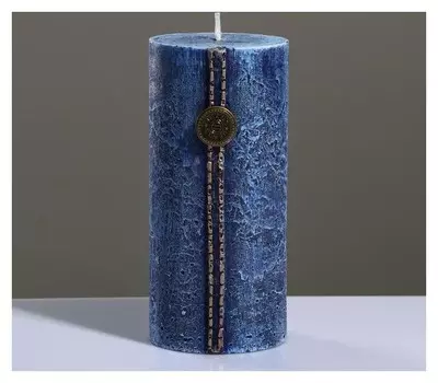 Свеча - цилиндр "Кантри джинс", 7×15 см