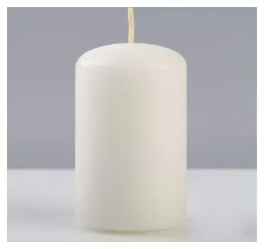 Свеча - цилиндр "Колор", 5×8 см, белая