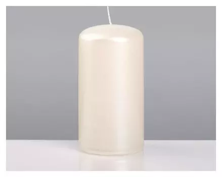 Свеча - цилиндр лакированная 6×11,5 см