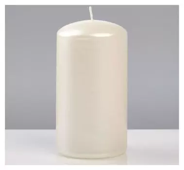 Свеча - цилиндр лакированная 7×13 см