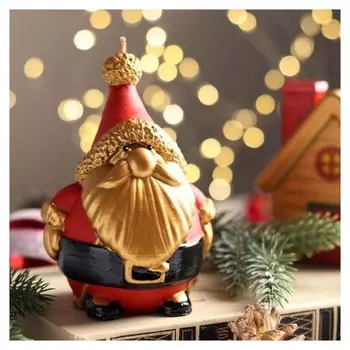 Свеча декоративная "Санта", 12х8,6х7,4 см