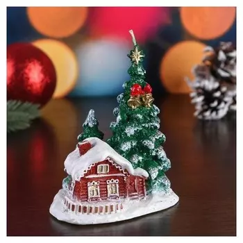 Свеча декоративная Зимний праздник 8×11,5×13,5 см