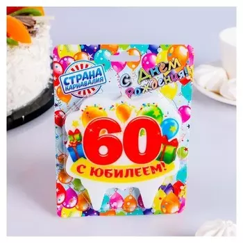 Свеча для торта Юбилейная 60 10 х 10 см