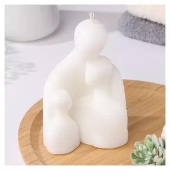 Свеча фигурная "Семья", белый