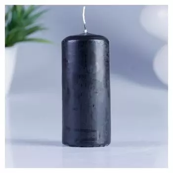 Свеча классическая 4х9 см чёрная