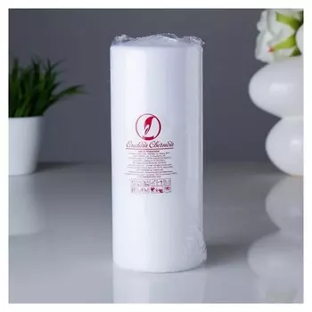 Свеча классическая 8х20 см Белая