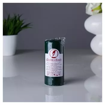 Свеча пеньковая 50х115 см темно-зеленая