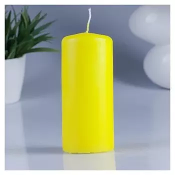 Свеча пеньковая 50х115 желтая