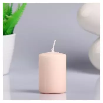 Свеча пеньковая ароматическая Французская ваниль 4х6 см