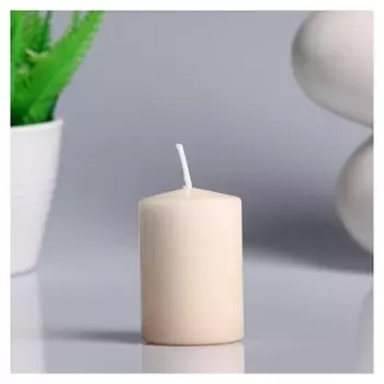 Свеча пеньковая ароматическая Капучино 4х6 см