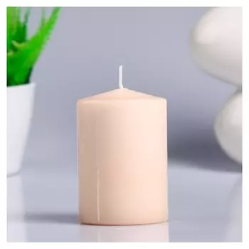 Свеча пеньковая ароматическая "Корица", 5,6х8 см